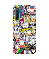 Sticker Bomb Realme XT/X2 Back Cover